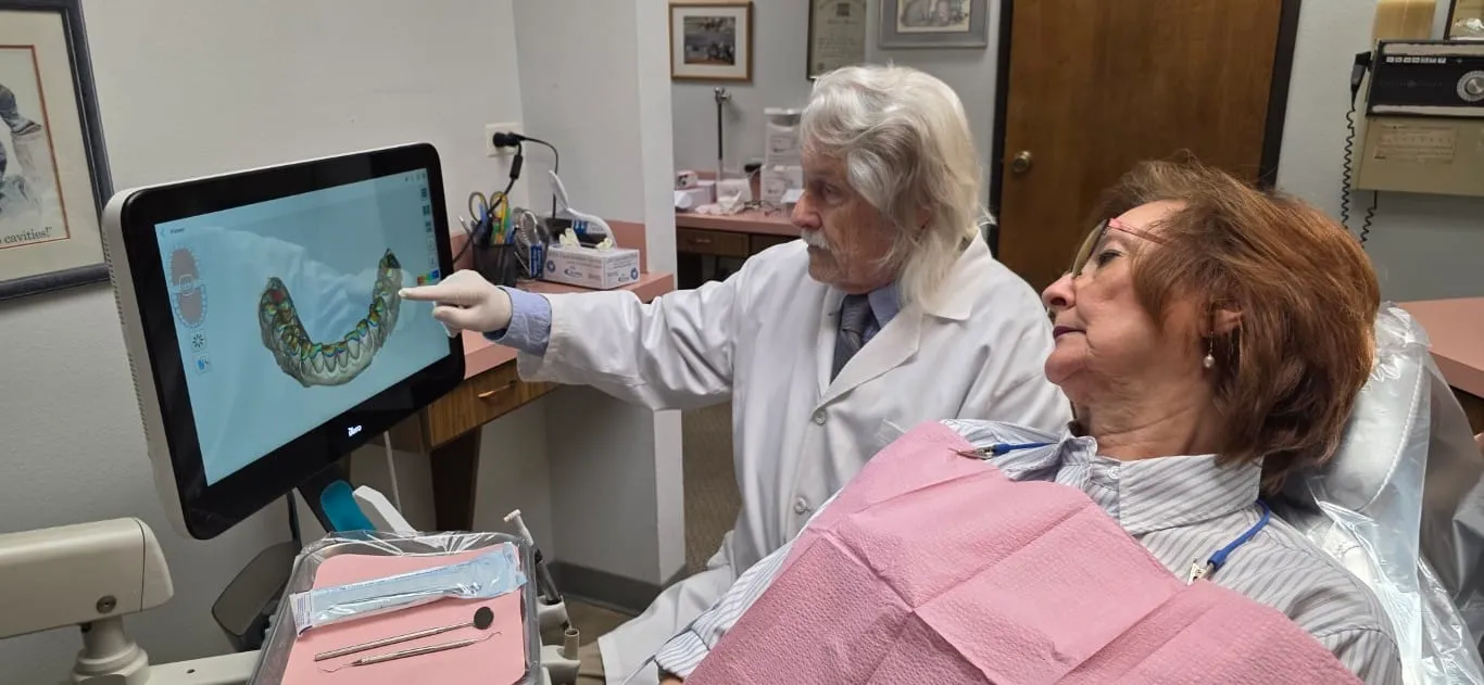 Dr. Baldwin providing gentle family dental care